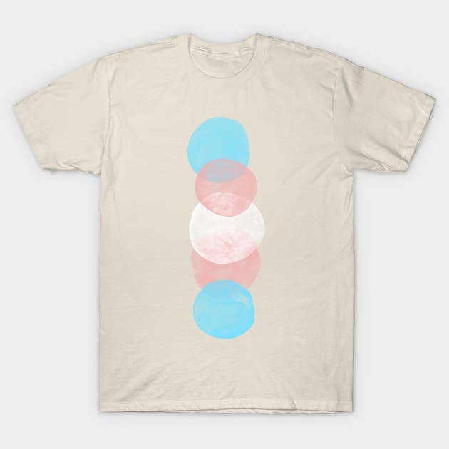 Trans Pride Bubbles T-Shirt by inSomeBetween